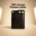 Minimalist Card Holder Wallet with Button Closure