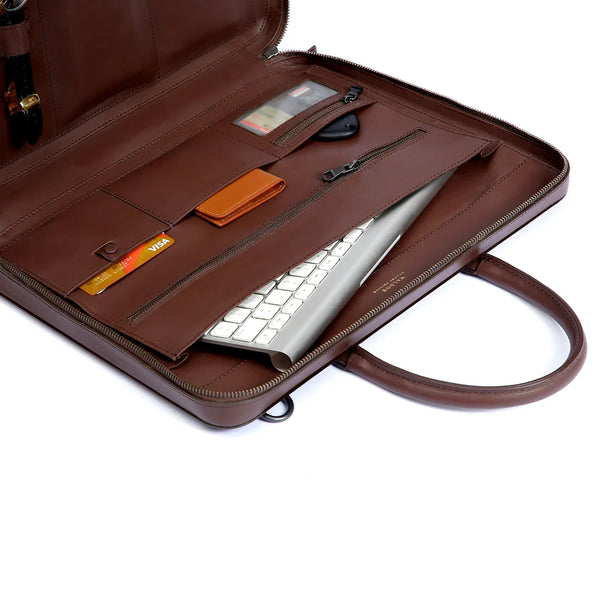 Nomad All-leather Briefcase