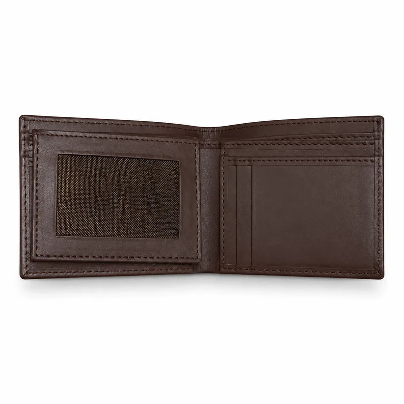 Premium Genuine Leather Wallet with Removable ID Flap