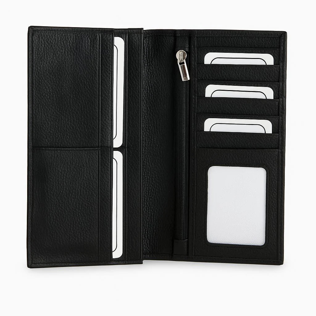 Premium Genuine Leather Long Wallet