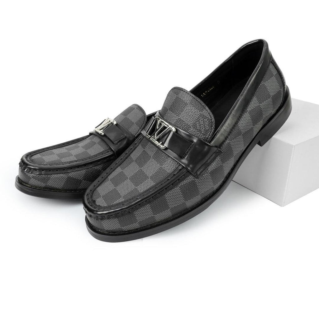 Grey Check Major Loafer