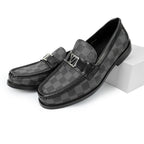 Grey Check Major Loafer