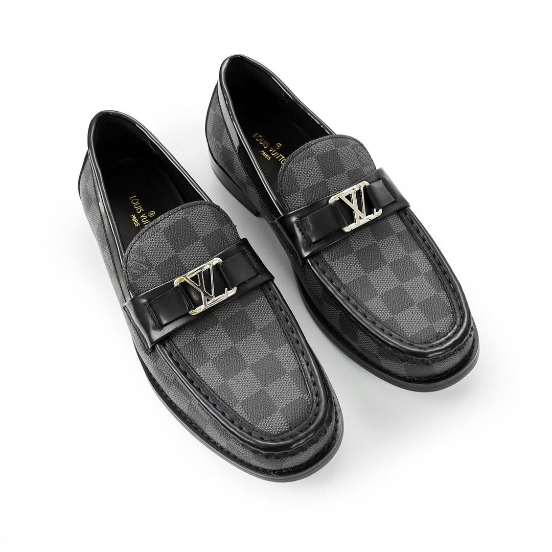 Grey Check Major Loafer