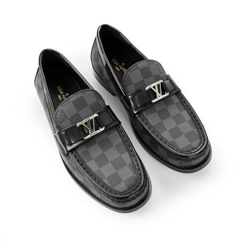 Grey Check Major Loafer